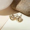 Loop fashion stud earrings